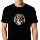 Camisa Personalizável Com Rosto do Pet, Estampa em DTF de Alta Qualidade