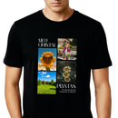 Camiseta Meu Quintal Minhas Plantas, Camisa 100% Algodão com Estampa DTF de Alta Qualidade