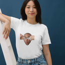 Camisa Vintage Criativa Personalizável com Rosto, Estampa em DTF de Alta Qualidade