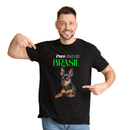 Camisa Personalizável Puro Suco, 100% Algodão Para Colocar Seu Pincher, Pitbull ou Até Viralata Caramelo