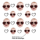 Caneca Personalizada com Foto do Bebê Repetida, Presente Criativo e Afetivo para Pais e Família