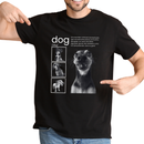 Camisa Personalizável Com Seu Pet 100% Algodão, Estilo Vintage, Retro e Aesthetic