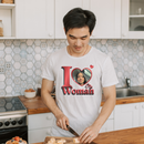 Camisa Personalizada com Foto, Presente Romântico, 100% Algodão, Estampa DTF