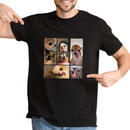 Camisa Vintage Personalizável de PET, Coloque as 7 Fotos Mais Engraçadas Dele
