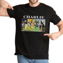 Camisa Personalizável 100% Algodão, Estilo Vintage Com 4 Fotos, Com Seu Pet