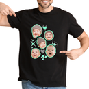 Camisa Personalizável com 4 Fotos do Seu Bebê, 100% Algodão e Estampa em DTF de Alta Qualidade
