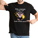 Camiseta 100% Algodão Personalizável Com Seu Pet ou Rosto