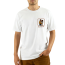 Camisa Personalizável com Nome da Família e Estampa Estilo Bordado, 100% Algodão