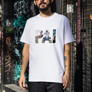 Camisa Personalizável Com 3 Fotos Com Seu Pai, Presente Perfeito para o Dia Dos Pais