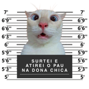 Caneca Engraçada Personalizável Para Seu Gato, Surtei e Atirei o Pau na Dona Chica