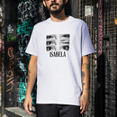 Camiseta Feminina Personalizável Com Seu Nome e 3 Fotos dos Olhos, 100% Algodão com Estampa DTF