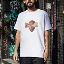 Camisa Vintage Criativa Personalizável com Rosto, Estampa em DTF de Alta Qualidade