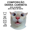 Camisa “Composição da camiseta” 100% Algodão Personalizável Com a Foto do Seu Gato, Cachorro ou Até Passarinho