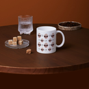 Caneca Personalizada com Foto do Bebê Repetida, Presente Criativo e Afetivo para Pais e Família