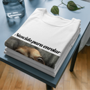 Camiseta Engraçada Personalizável Com Seu PET, 100% Algodão, Estampa em DTF