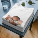 Camisa Vintage Criativa Personalizável com Rosto, Estampa em DTF de Alta Qualidade