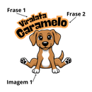 Camisa Personalizável do Vira Lata Caramelo - 100% Algodão com Estampa Dtf Premium