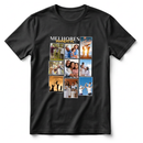 Camiseta 100% Algodão, Melhores Momentos, Personalizável Com as 9 Melhores Fotos