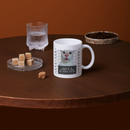 Caneca Engraçada Personalizável Para Seu Gato, Surtei e Atirei o Pau na Dona Chica