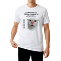 Camisa “Composição da camiseta” 100% Algodão Personalizável Com a Foto do Seu Gato, Cachorro ou Até Passarinho