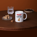 Caneca Personalizável Com Seu Gato, Frase: Lembre-se O Gato Mora Aqui Você Não