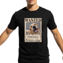 Camisa 100% Algodão Personalizável de Pet Procurado, Estilo One Piece