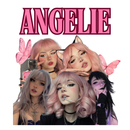 Camiseta Feminina Personalizável com 5 Fotos Estilo Punk Rock “Angelle” 100% Algodão com Estampa DTF Premium