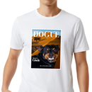 Camisa Personalizável Vintage Para Pets, Estilo Dogue e Vogue, 100% Algodão