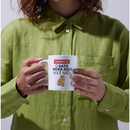 Caneca Personalizável Com Seu Gato, Frase: Lembre-se O Gato Mora Aqui Você Não