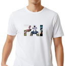 Camisa Personalizável Com 3 Fotos Com Seu Pai, Presente Perfeito para o Dia Dos Pais