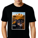 Camisa Personalizável Vintage Para Pets, Estilo Dogue e Vogue, 100% Algodão