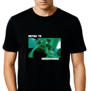 Camisa Vintage Personalizável Com Seu Pet Observando, Camisa Com Estampa em DTF