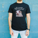 Camisa “Cachorro Sobrevive no Final” 100% Algodão e Personalizável Com Sua Foto