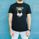 Camisa de Luto do Antigo PET, Personalizável Com a Imagem que Você Mandar, 100% Algodão