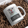 Caneca Engraçada Personalizável Para Seu Gato, Surtei e Atirei o Pau na Dona Chica