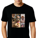 Camisa Vintage Personalizável de PET, Coloque as 7 Fotos Mais Engraçadas Dele