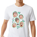 Camisa Personalizável com 4 Fotos do Seu Bebê, 100% Algodão e Estampa em DTF de Alta Qualidade