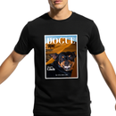 Camisa Personalizável Vintage Para Pets, Estilo Dogue e Vogue, 100% Algodão