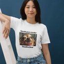 Camiseta Engraçada Personalizável Com Seu PET, 100% Algodão, Estampa em DTF