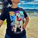 Camiseta Personalizada Pet Foto Coração 100% Algodão Estampa DTF