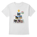 Camiseta Personalizada Árvore de Natal com Fotos – Modelo Polaroid | 100% Algodão Premium + Estampa DTF