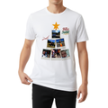 Camiseta Personalizada Árvore de Natal com Fotos – Modelo Polaroid | 100% Algodão Premium + Estampa DTF