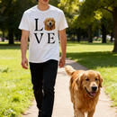 Camiseta Personalizada Pet Cachorro Foto 100% Algodão Estampa DTF